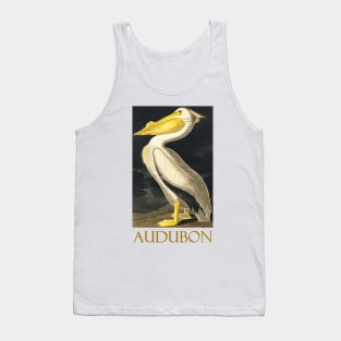 White Pelican by John James Audubon Tank Top